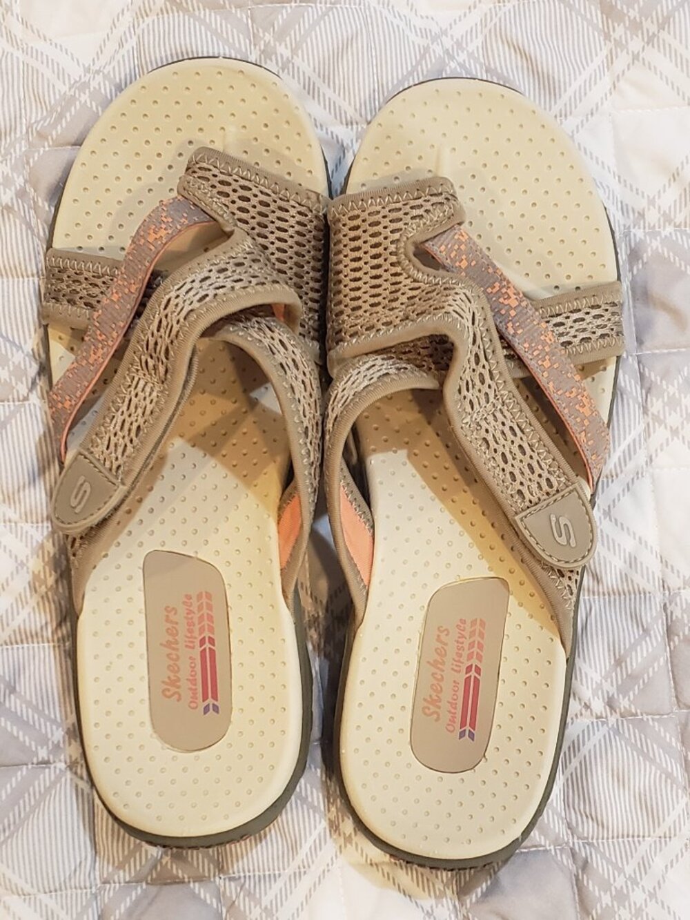 Skechers Women's Reggae - Splatter Sandal size 10